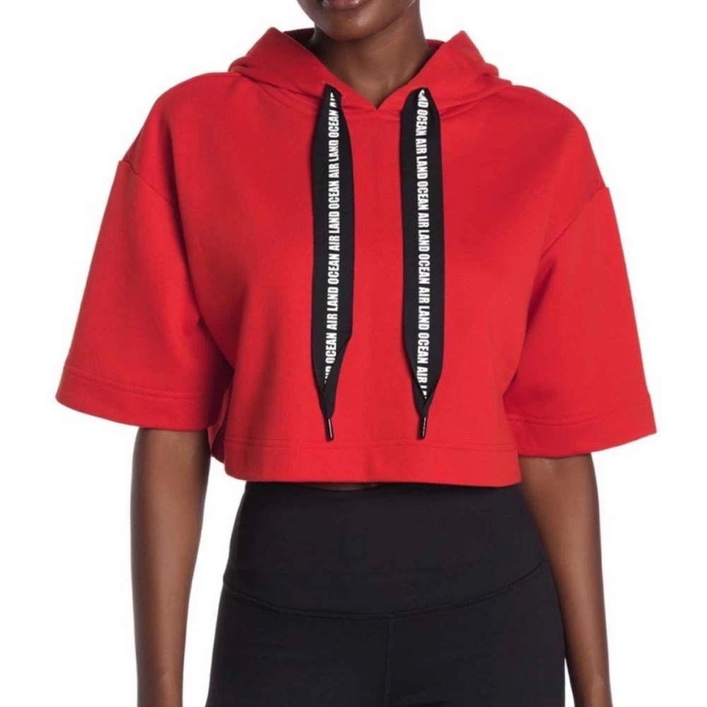 ALO Yoga Cropped Hooded
Top Air Land Ocean Red Size S